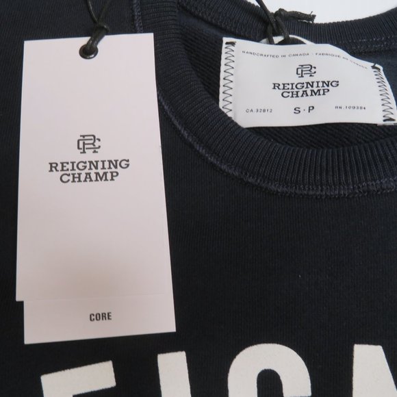 Reigning Champ Gym Logo Sweatshirt Mens Small New - Picture 5 of 12